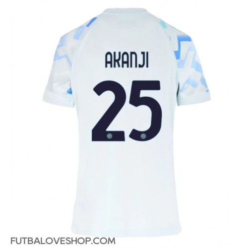 Dres Inter Milan Manuel Akanji #25 Preč pre Ženy 2025-26 Krátky Rukáv